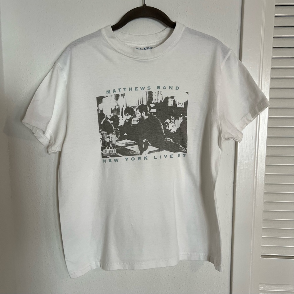 Brandy Melville White Graphic Tee